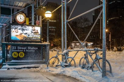 Snowy Bicycles