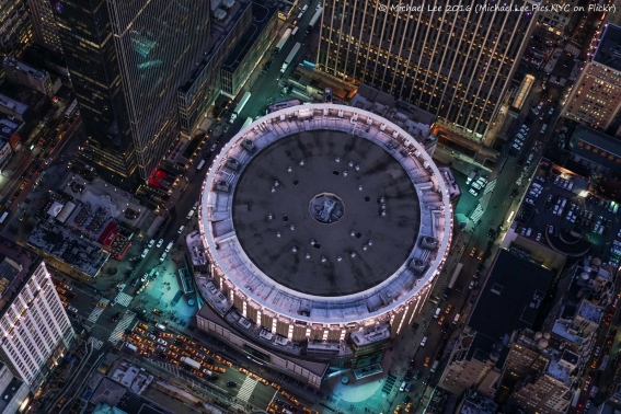 Aerial Madison Square Garden